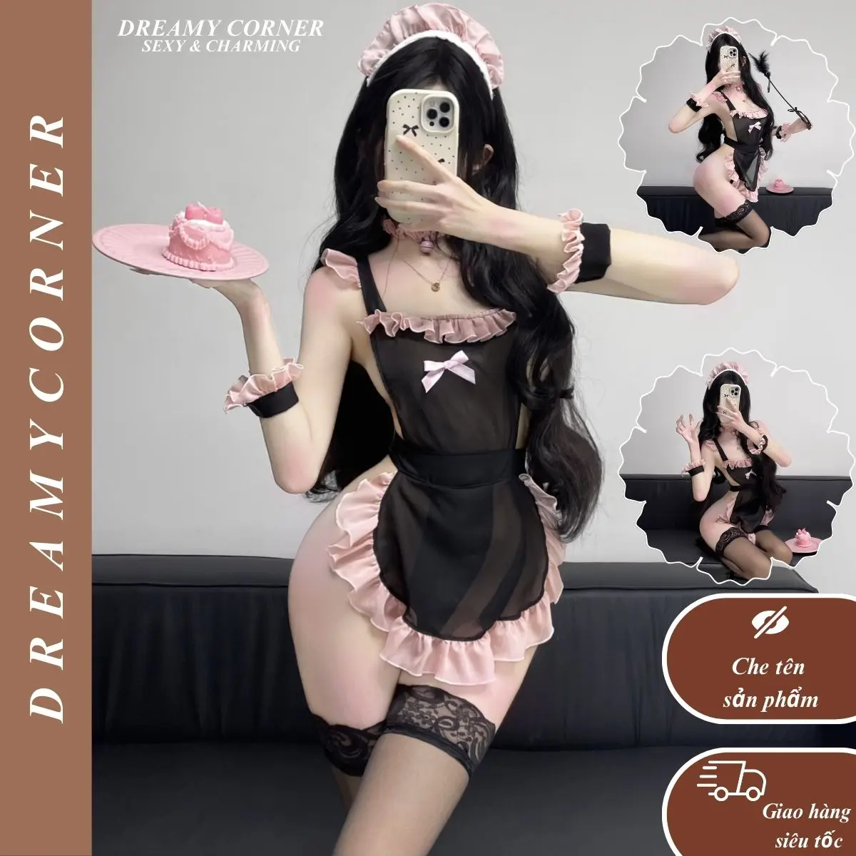 BỘ NGỦ COSPLAY NỮ GỢI CẢM DN109 – ĐỒ NGỦ HÓA TRANG NỮ SEXY, TẠO PHONG CÁCH QUYẾN RŨ KHÓ RỜI MẮT