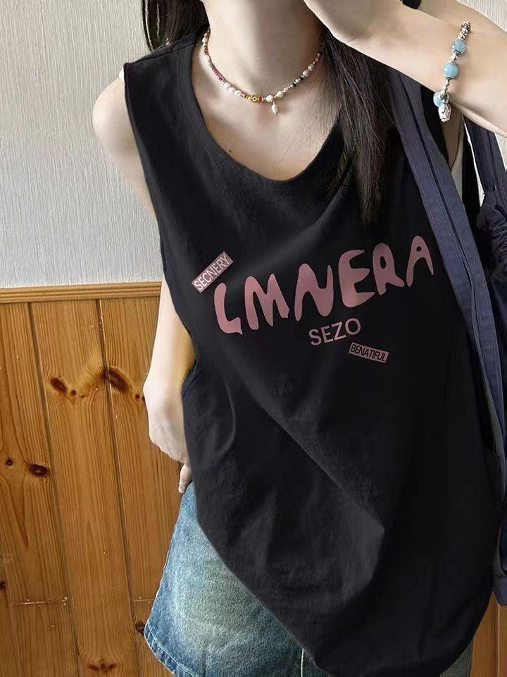 Product Introduction of Áo Vest Thương Hiệu Thời Trang Mỹ, 100 _ Chống Pilling, Áo Ghi Lê Thể Thao Mùa Hè Cho Nữ, Áo Phông Không Tay, Trang Phục Bóng Rổ Ngọt Ngào Và Ngầu Hàng Mới Về 5