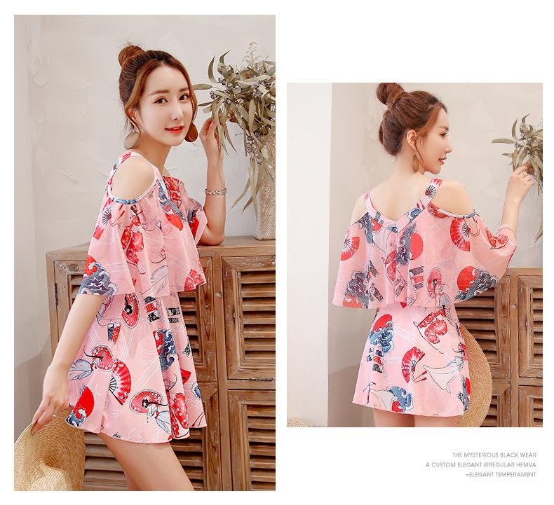 Product Introduction of Đồ Bơi Nữ Kín Đáo Dạng Váy Tay Bèo - Hàng Quảng Châu cao cấp 33
