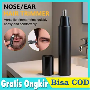 Alat Cukur Bulu Hidung Elektrik Portable Nose Hair Trimmer Electric Pemangkas Bulu Telinga USB Rechargeable Tahan Air