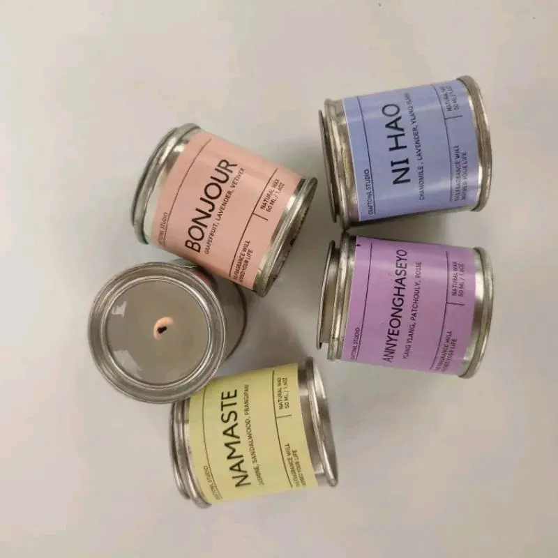 Scanted Candle Aromaterapi Lilin Aroma terapi Greeting candle - Aromatherapy Souvenir Wedding Grosir Gift Hampers 0
