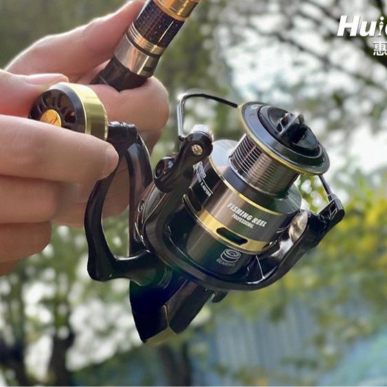 Máy Câu Cá ZP Độ Núm Tay Quay Kim Loại Siêu Đẹp