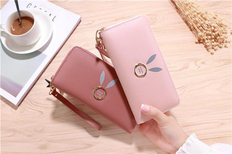 Product Introduction of New Wallet Women's Long Large Capacity Mobile Phone Bag Clutch Girl Student Multiple Card Slots Zipper Bag Wallet 2