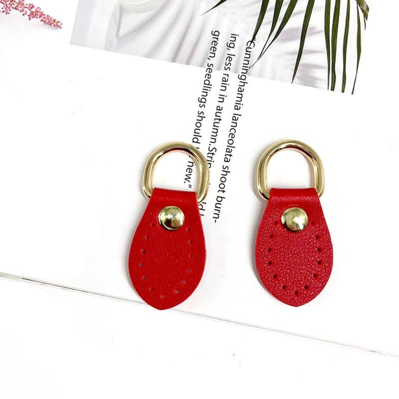 Product Introduction of 6pcs D-ring DIY Handmade Bag Buckle PU Leather Lychee Pattern Handbag Accessories Metal Chain Clasp Buckle Manual 13