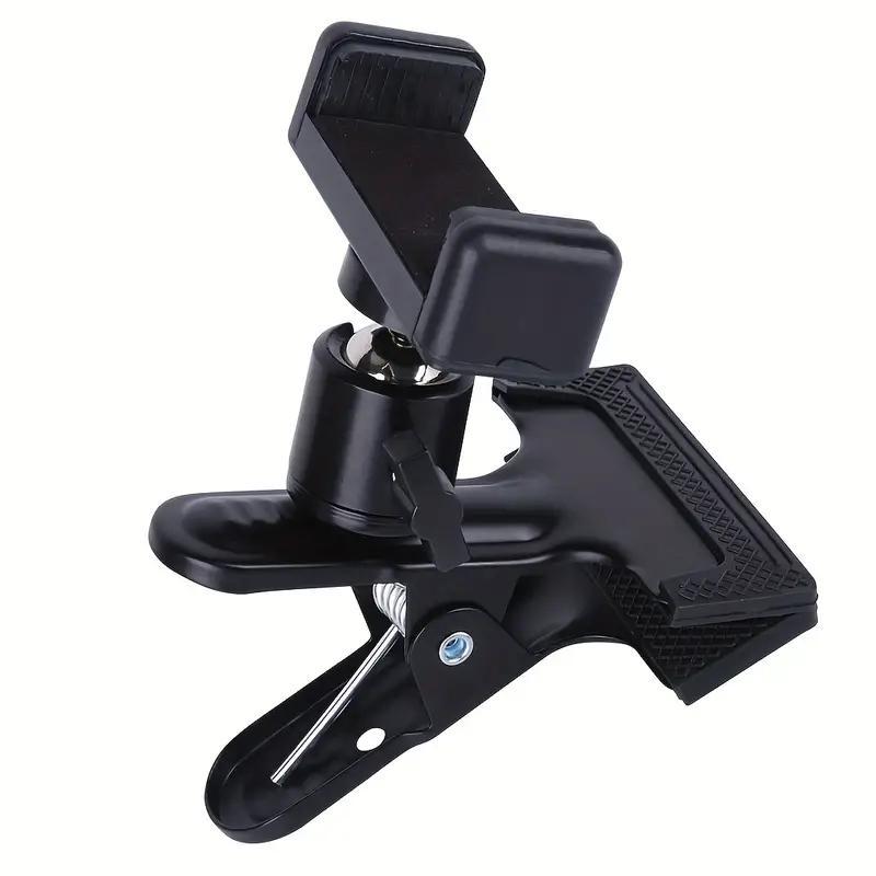Metal Camera Cell Phone Music Mount, Guitar Headstock Mobile Phone Clamp Clip Mount for Smartphones and GoPro Action Cameras, Mobile Phone Accessories, Stand, Adjustable, Cellphone 8