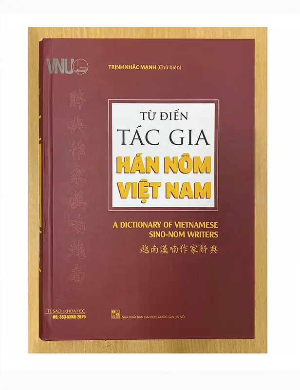Sách - Từ điển Tác gia Hán nôm Việt Nam - Tác giả: Trịnh Khắc Mạnh (Chủ biên) 1