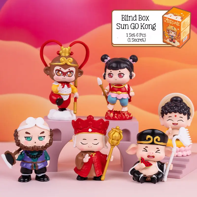 Blind Box Sun Go Kong Beli 1 Box dapat 6 Beda Motif Kotak Buta Rahasia The Monkey King 1