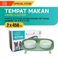 Gambar M-Pets Altitude Double Raised Pet Bowl 2 x 450 Ml / Tempat Makan Hewan dari M-Pets Volk Pets Indonesia Kota Tangerang 3 Tokopedia