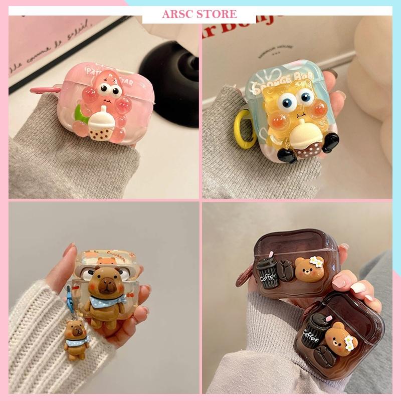 Vỏ đựnġ ốp Case AIRPOD 1 2 3 4 Pro Pro 2 bảo vệ tai nghe không dây bluetooth Airpods