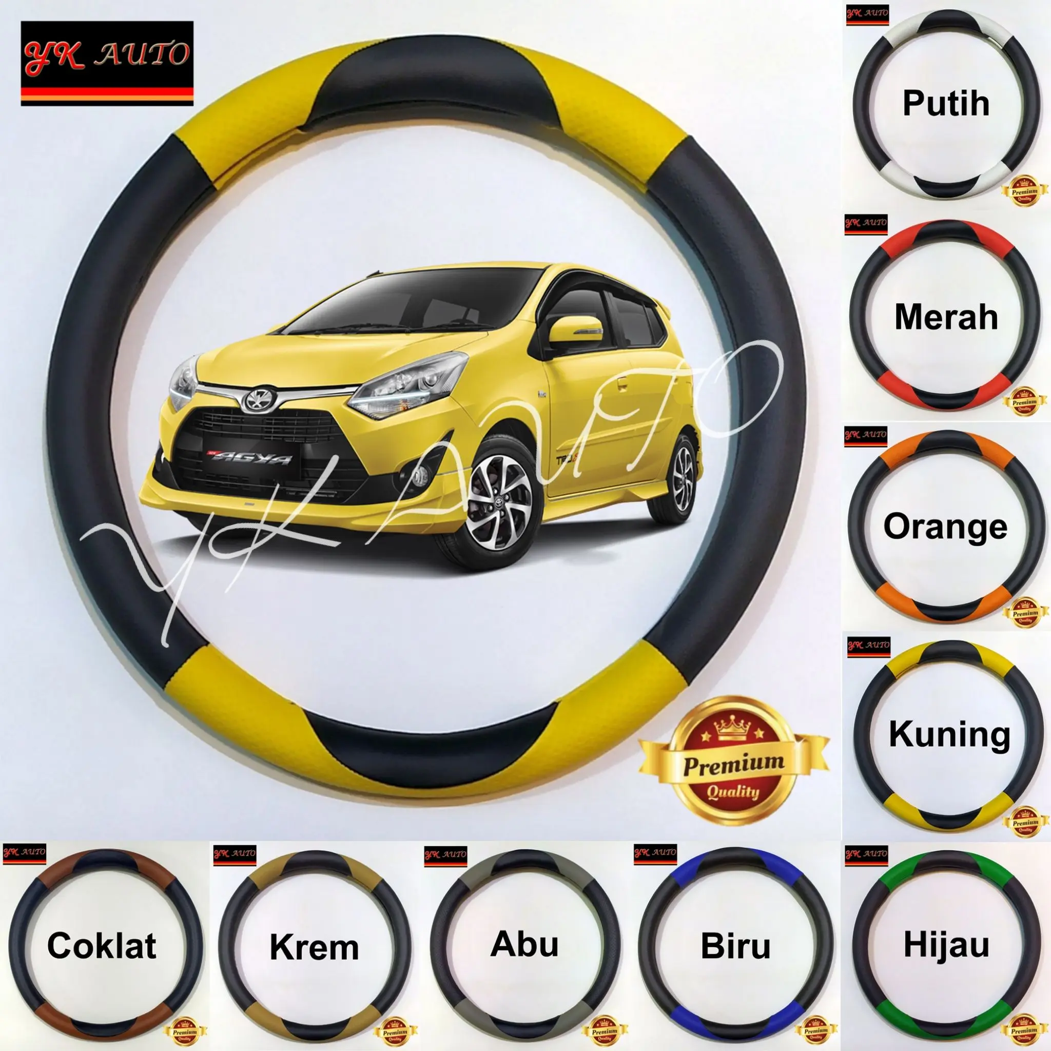Cover Stir Agya Sarung Setir Toyota Agya Cover Steer Eternal
