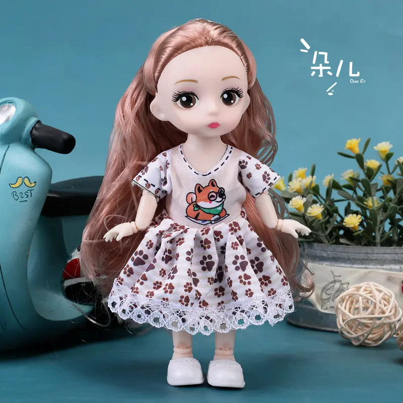 Búp Bê Barbie Trẻ Em, 17cm, Phong Cách Ngây Thơ, Cô Gái BJD, Chân Thật, Thích Hợp Làm Đồ Chơi Trẻ Em, Còn Hàng, Kiểm Tra Của Tôi, Bán Chạy 5
