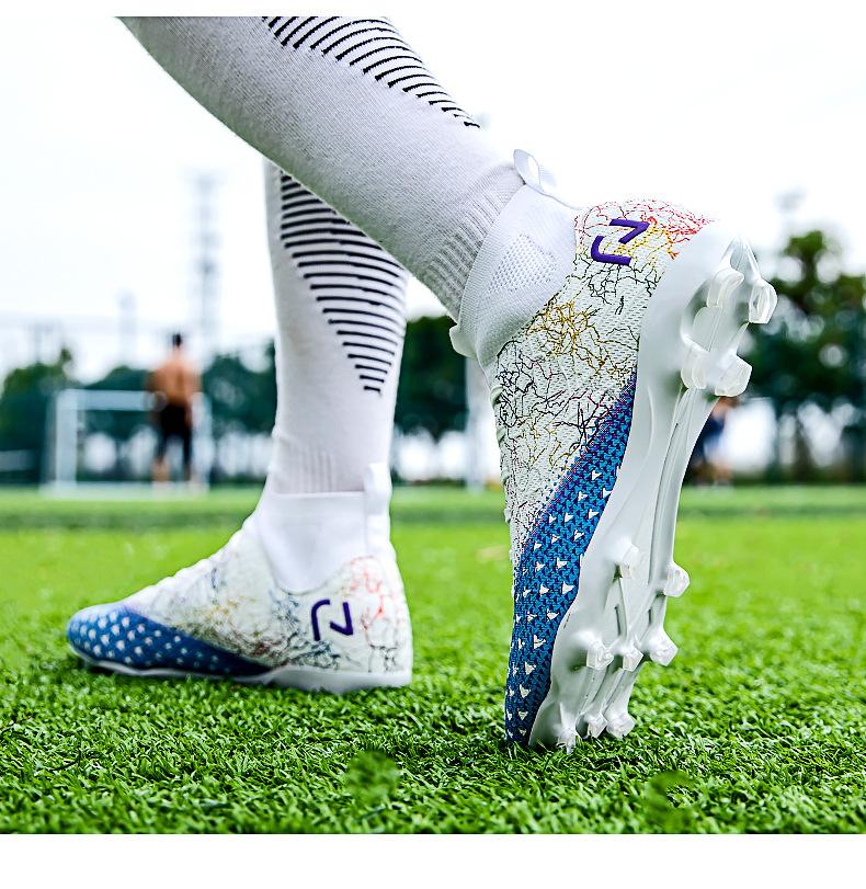 Product Introduction of Spot Spot Sneakers TF Broken Nail AG Firm Ground Soccer Shoes Sneaker Teenagers Men and Women Non-Slip Combat Training Shoes 25