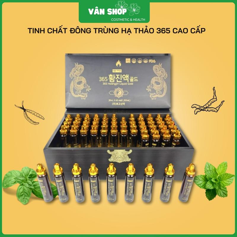 [ Hộp 60 ống ] Tinh Chất Đông Trùng Hạ Thảo Cô Đặc Nguyên Chất Hàn Quốc ( Hộp Con Rồng - Con Hổ )- Hỗ trợ bổ sung sức khỏe