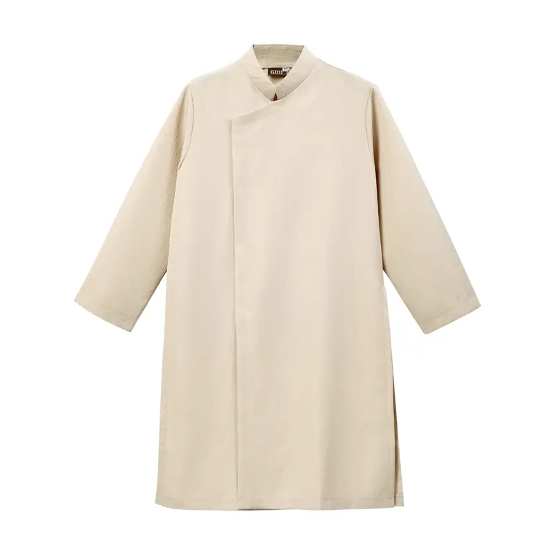 [GIDISTUDIO]_Áo dài ROLAN form unisex cách tân- Áo dài tết chất vải xước cao cấp, trẻ trung, thanh lịch GIDI (không kèm quần) 2