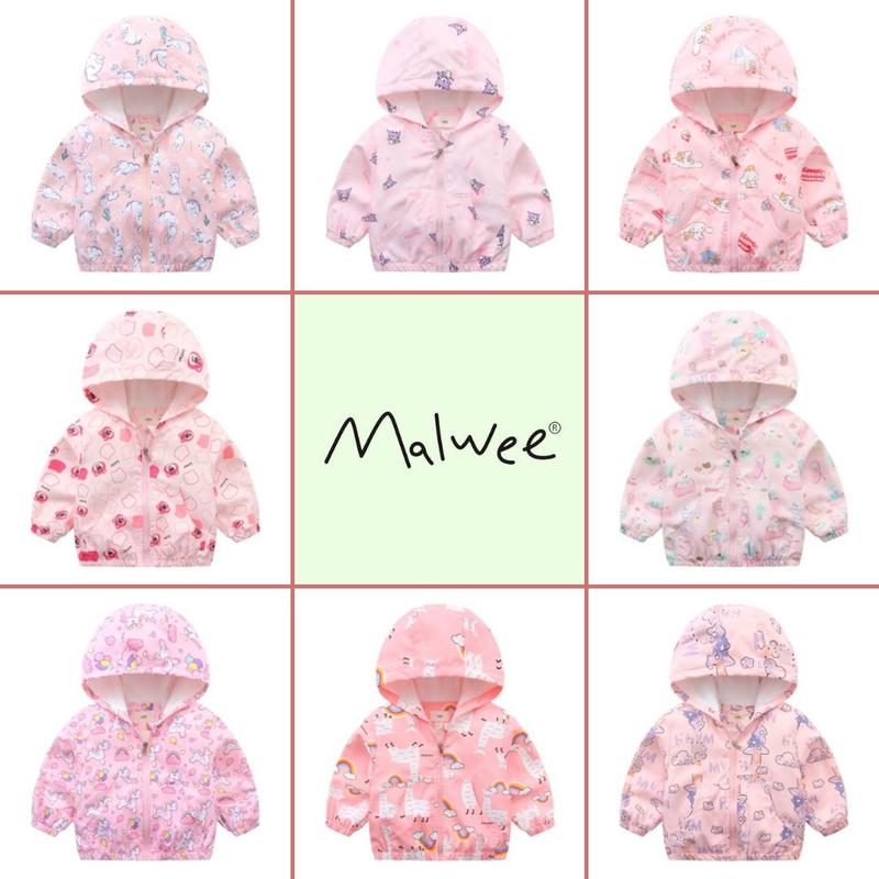  Áo khoác Gió Bear Malwee 2 Lớp Mềm Mại Chống Gió Chống Nước Cho Bé Gái 2-8 Tuổi - Malwee chính Hãng 