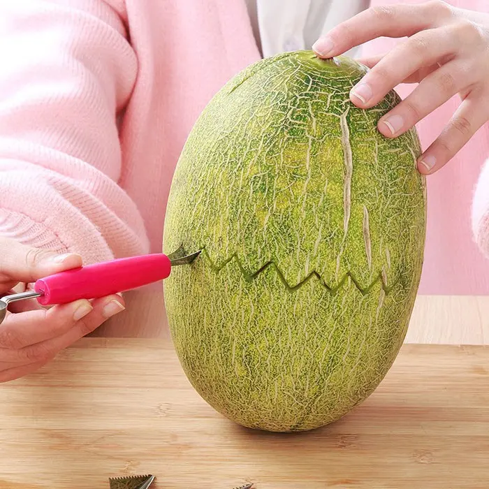 Muỗng Múc Kem, Trái Cây Viên Tròn,Tỉa Trái Cây, Rau Củ 2 in 1 5