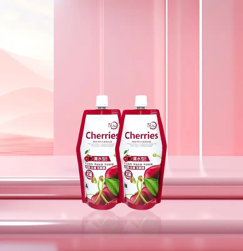 Nhuộm đen Cherries  500mlx2 - Phủ sạch bạc không bám da đầu, không bay màu - Đổi màu tóc nữ nhanh chóng tại nhà không mất nhiều chi phí và thời gian 8
