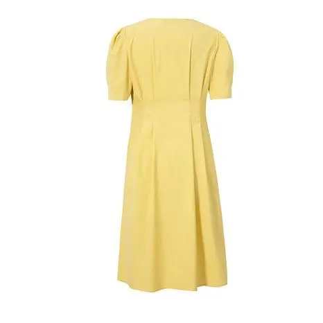 HANNA COLLARED LACED LINEN VINTAGE KOREAN FLARE DRESS fairy 3
