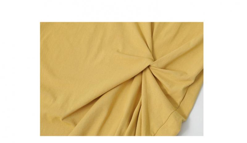 Product Introduction of Women's Short-Sleeved T-shirt 2024 Summer New Korean Style plus Size Women's Loose Slim Overknee Long T-shirt Skirt Top Clothes✨0831✨ 4