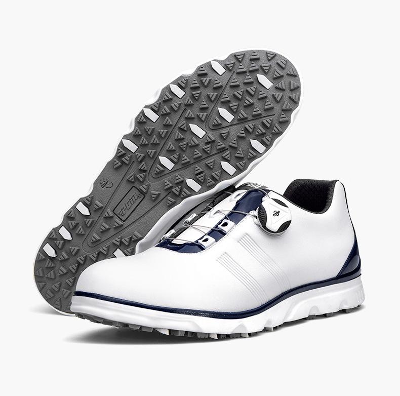 Product Introduction of [PGM] Mens Waterproof Golf Shoes BOA Fit System Rotating Lace Soft Spikes All Terrain Traction Quick Dry Midsole Tour Ready Design Xz164 20