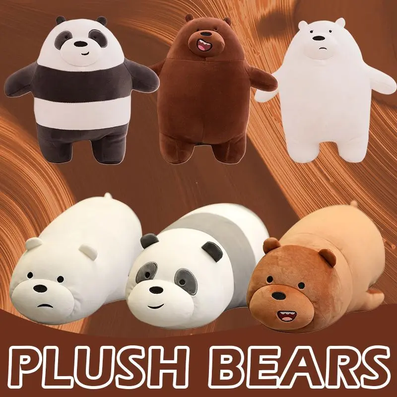 We Bare Bears Lovely Sitting Plush Toy Stuff Toys Animal Stuffed Toys For Kids Gift