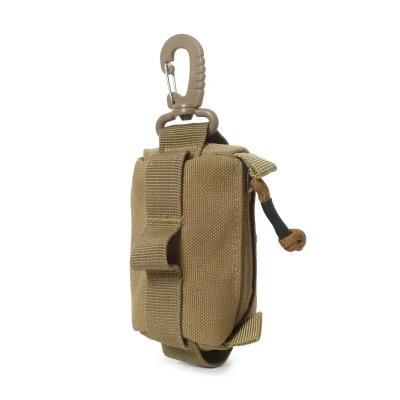 Texture Outdoor Portable Camouflage Tool Bag Outdoor Anti-lost Change Key Card Case Carrying Case