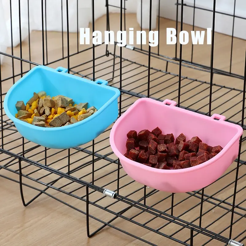 Cat Dog Hanging Bowl Pet Food Bowl Water Bowl Hanging Cage Dog Bowl