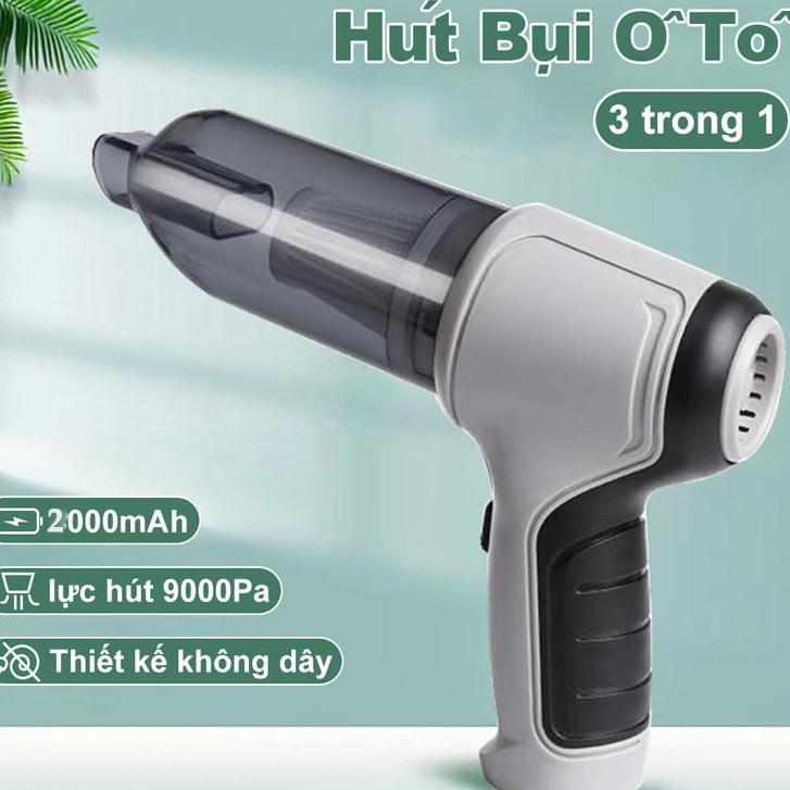 Máy Hút Bụi Cầm Tay Mini Không Dây TAMASHIO 8 Đầu Hút, Hút Lông Chó Mèo , Hút…