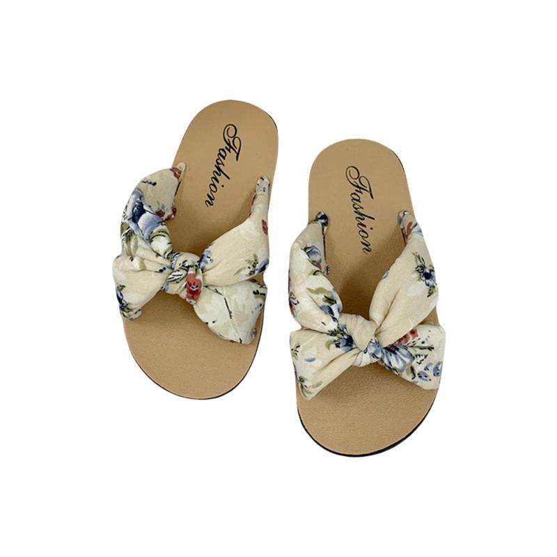 Product Introduction of Kids Girls Slippers Soft Sole Non-slip Bohemian Toddler Princess Slide Sandals Summer Beach Baby Shoes 43
