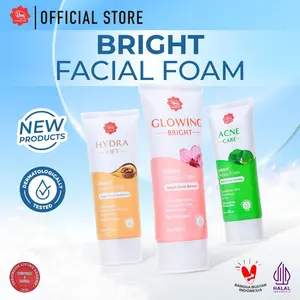 [NEW] Viva BRIGHT Facial Foam with Niacinamide, AHA, BHA, Glutathione, & Collagen (Tersedia 3 varian)
