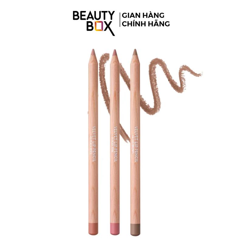 Chì Kẻ Viền Môi Clio Velvet Lip Pencil Set 1.45g - Cosmetic Women Mỹ Phẩm