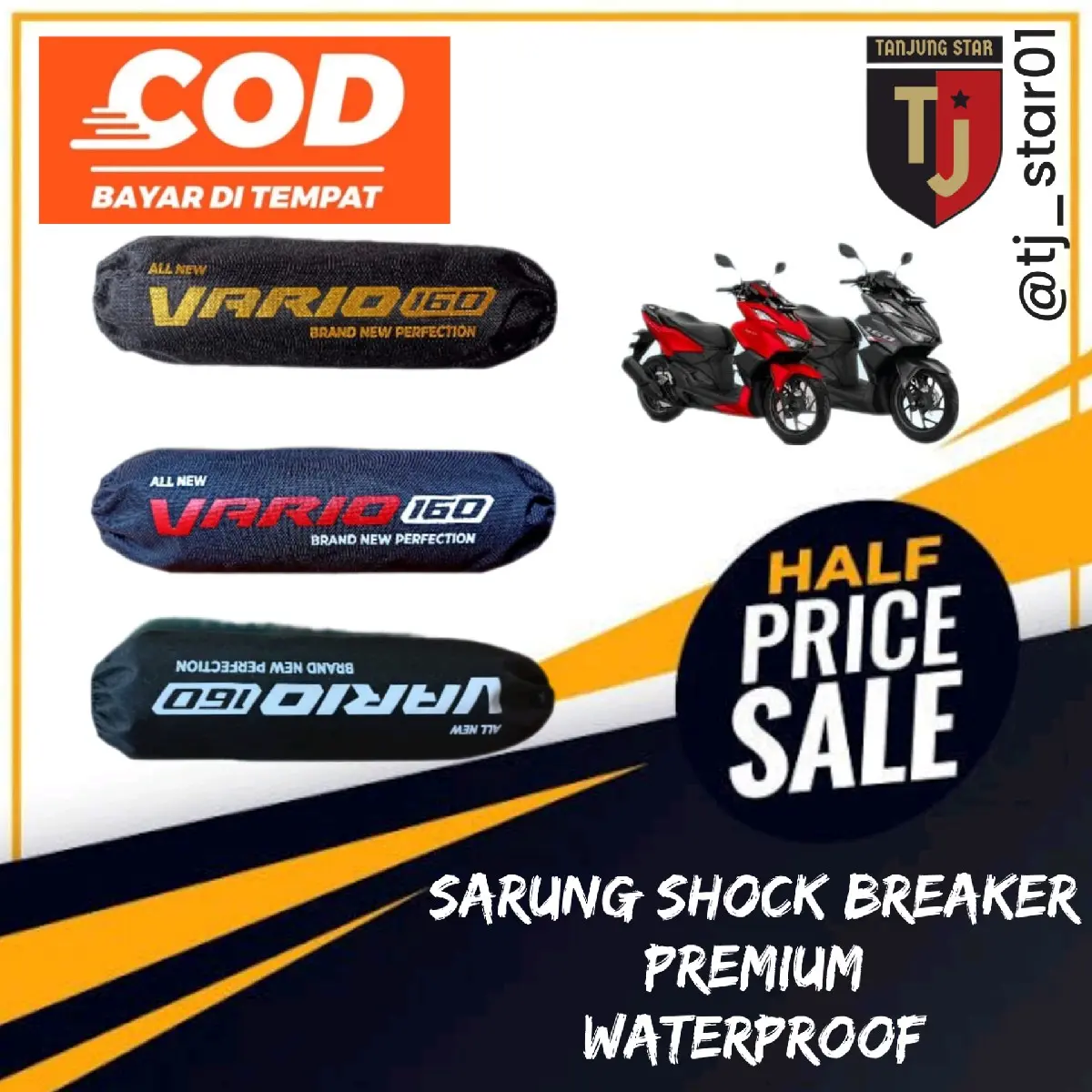 sarung shock breaker VARIO 160 Motor