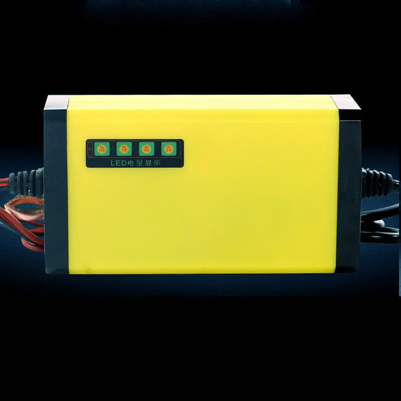 【MonQIQI】Charger Aki Portable 12V 2A Motor Mobil Charger Aki Motor Kering Dan Basah LED Indikator car kabel 2