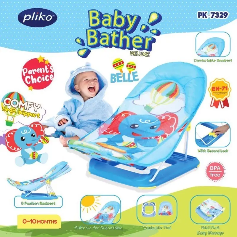 Pliko Deluxe Baby Bather Tempat Kursi Mandi Bayi 1
