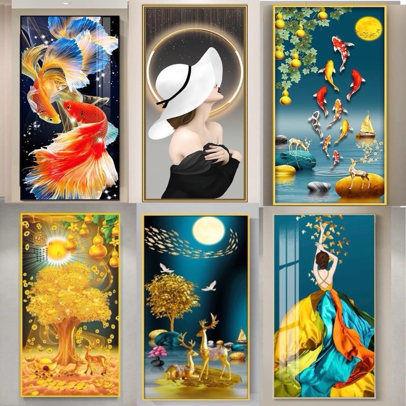  Tranh dán tường  trang trí phòng khách,phòng ngủ Decor Tường Treo Tường tranhdantuong 