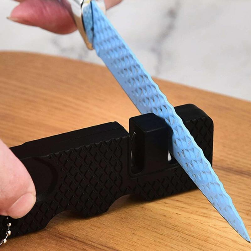 Product Introduction of Portable Manual Knife Sharpener, 1 Count Portable Kitchen Knife Sharpener, Household Fruit Knife Sharpener, Kitchen Accessories 5