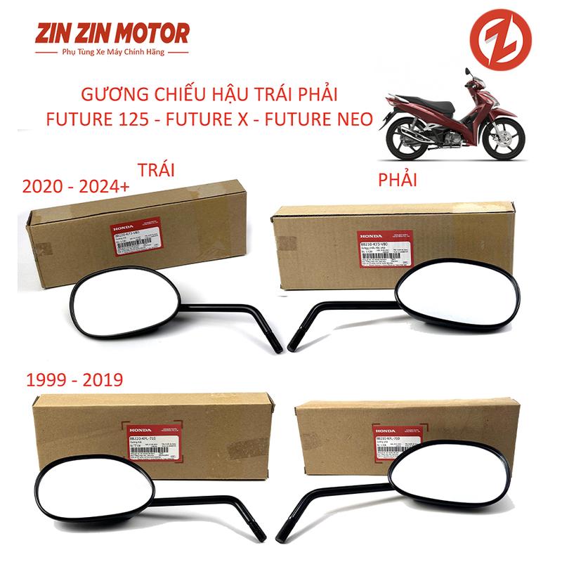 Gương, Kính Chiếu Hậu Xe Future 125 Fi 2018 - 2024+, Future 125, X, Neo, 2, 1 88220-KFL-710, 88210-KFL-710