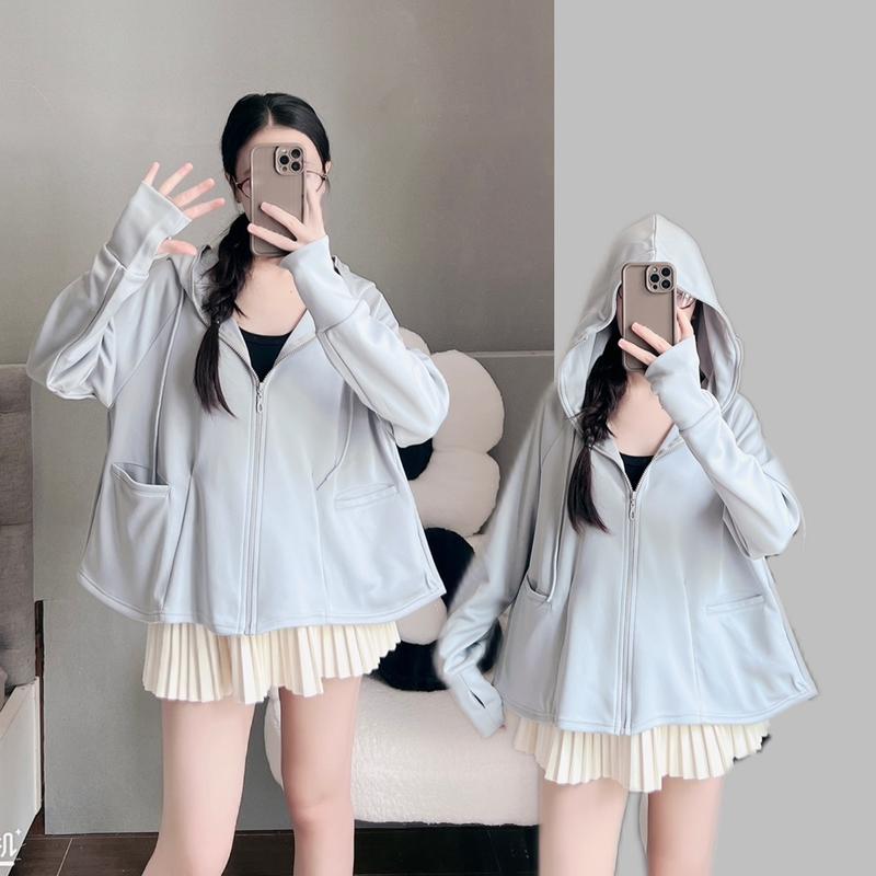 Áo Khoác Chống Nắng Umi Su Cao Cấp, Áo Nữ Dày Dặn , Form Dài Xoè Trẻ Trung Chống UV Vải Đanh Mát , Vải Đẹp May Kĩ _SHIERSHOP Top Women Jacket | BigBuy360 - bigbuy360.vn