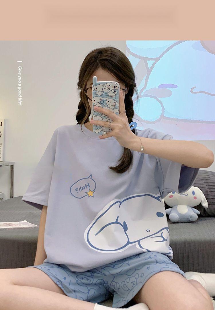 Product Introduction of Pure Cotton Pajamas for Female Students New Sweet and Beautiful Home Wear Suit 30