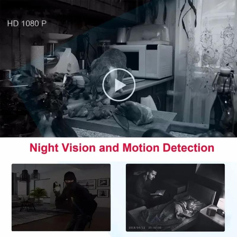 Body Mini Camera Portable 1080P HD Night Vision Video Recorder Wide Angle Motion Detection Magnet Loop Recording Espia Cameras 2