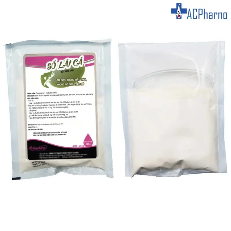 ￼Sổ lãi cá Praziquantel Acpharno diệt sán mang sán da giun ruột cá cảnh cá koi cá vàng cá bảy màu cá rồng la hán - Phòng và diệt ký sinh trùng 1