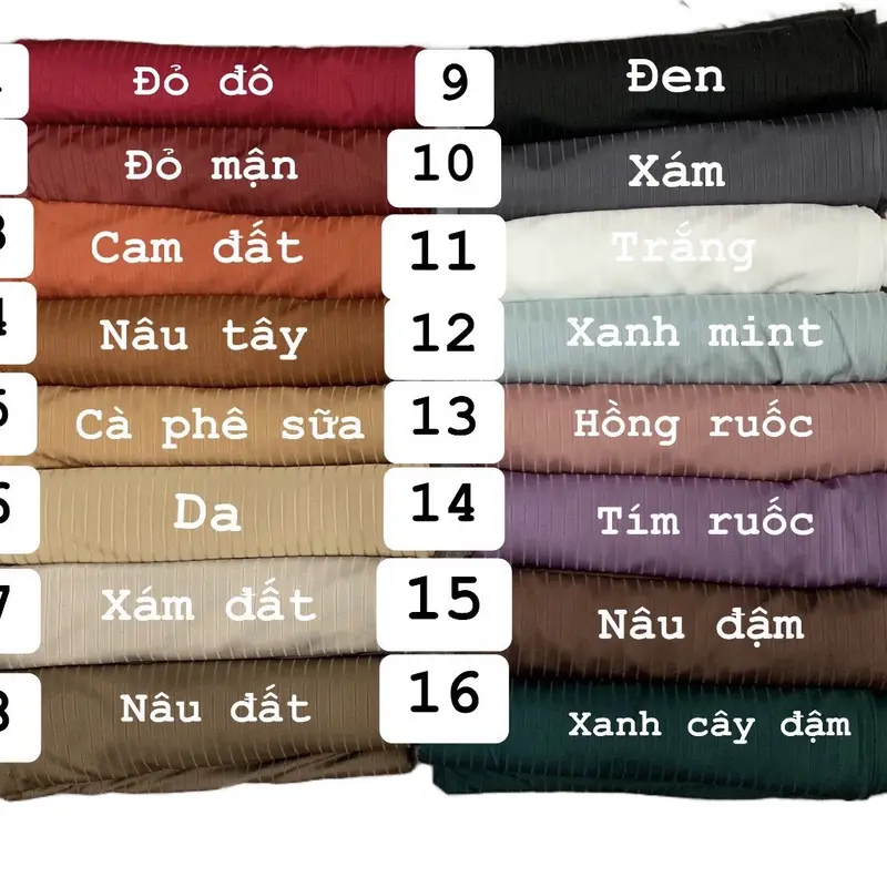 Vải thun Sọc Đài Loan (sọc Cotton)  co giản 4 chiều 1