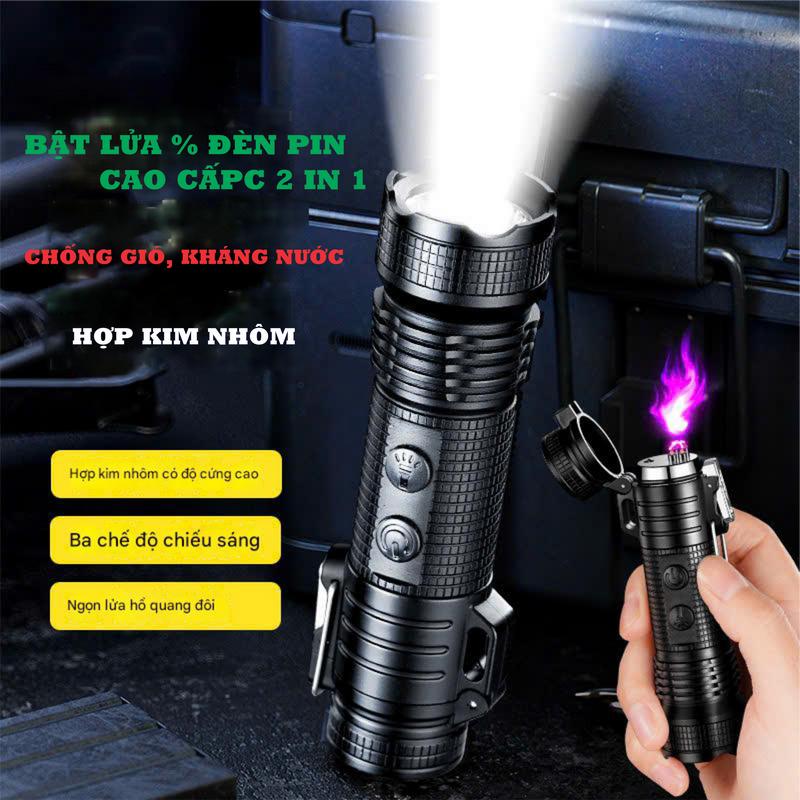 Product Introduction of ĐÈN PIN+BẬT LỬA ĐA NĂNG THÔNG MINH CÓ CHỐNG NƯỚC  NEW 2024 7
