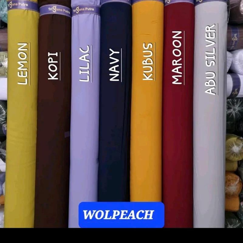 Kain Polos adem lembut ga nerwang wolpis 1