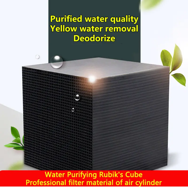 Khối Lọc Carbon Cho Bể Cá Cá Cá, Cầm Tay, Than Hoạt Tính, Khối Khử Mùi, Loại Bỏ Mùi Hôi, Hấp Thụ Tạp Chất, Phụ Kiện Thủy Sinh 3