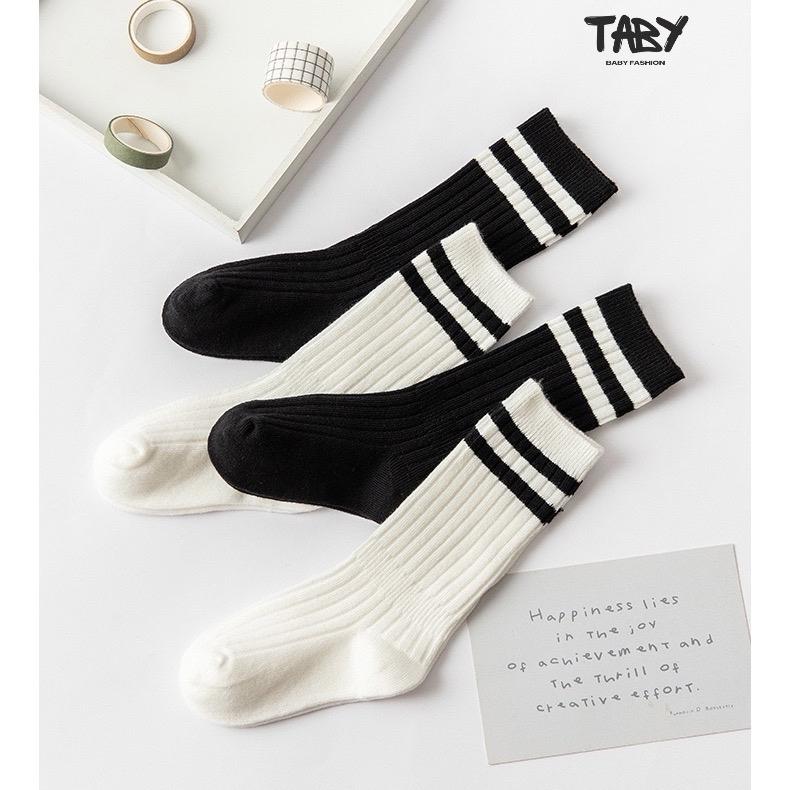 TABY Tất cao cổ cho bé trai bé gái phong cách hàn quốc cho bé 1-3 tuổi T03 Cotton Voi vải thun đa dạng tất & quần tất