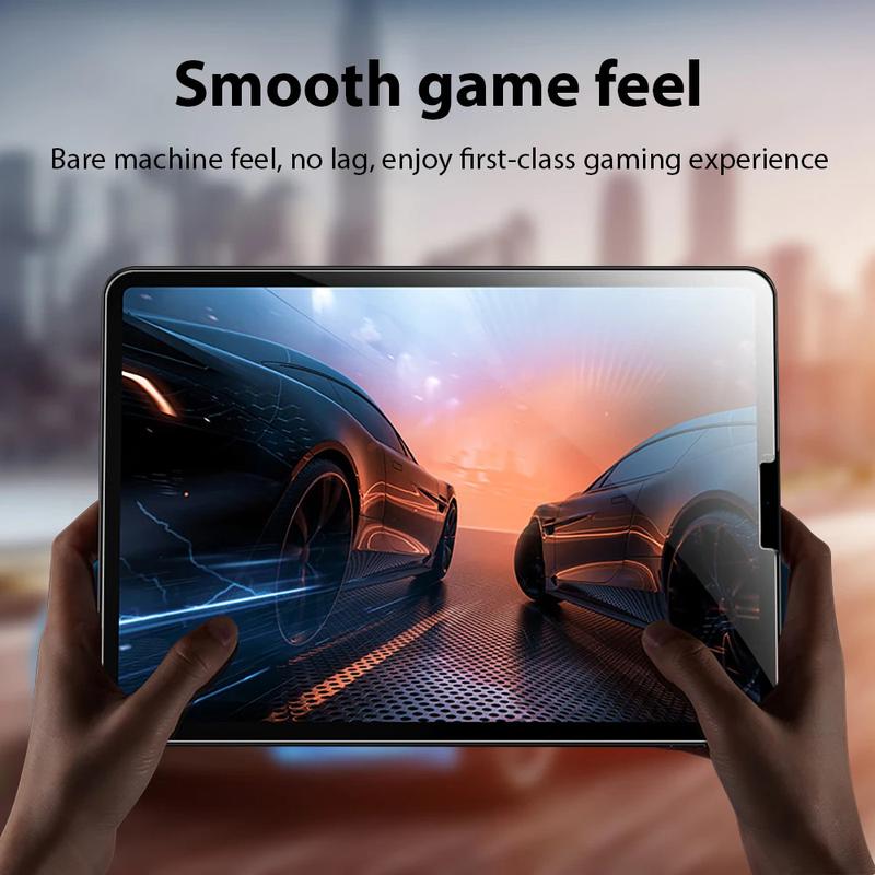 Pelindung Skrin Kaca Bajaan, Mudah Dipasang, Serasi dengan Samsung Galaxy Tab S10 Ultra (14.6 inci), S10 + (12.4 inci), A9 Plus (11 inci), S8 Plus (12.4 inci), S7 + (12.4 inci), S9 FE Plus (12.4 inci), S9 11 (10.9 inci), Bebas Habuk 6