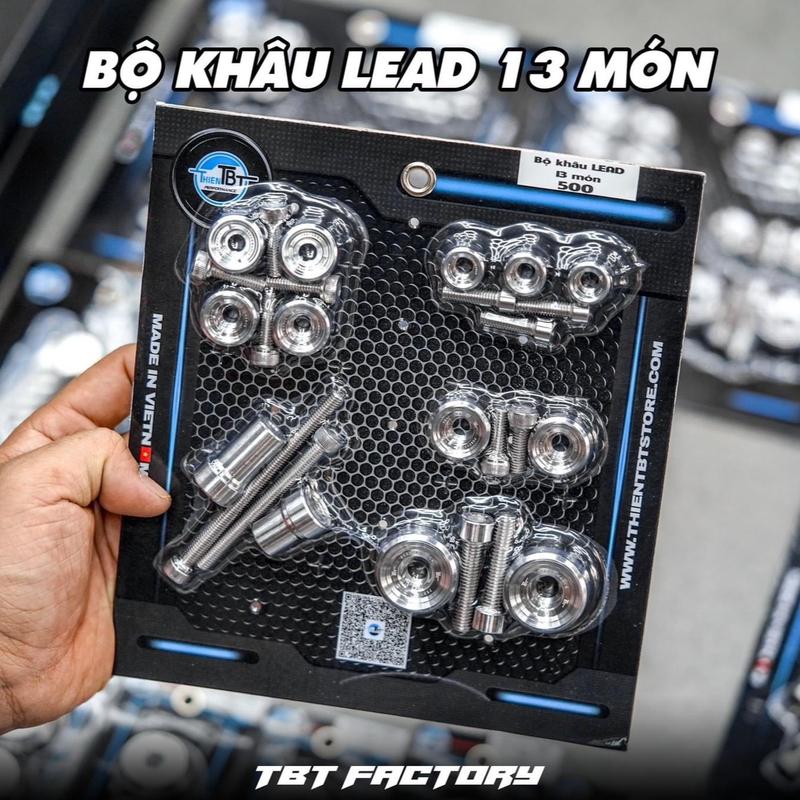 PHỤ KIỆN - BỘ KHÂU LEAD 4VAL - LEAD ABS - 13 CHI TIẾT INOX304 TBT