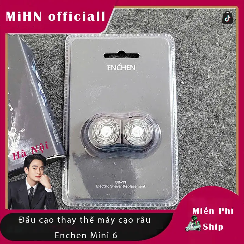 Đầu cạo thay thế máy cạo râu Enchen Mini 6 bàn  chải