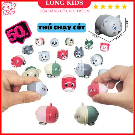 [Giá Sỉ] Xe Ôtô Chạy Cót Hình Thú Doraemon Siêu Đáng Yêu Cho Bé Giao Ngẫu Nhiên - Đồ Chơi Trẻ Em - Longkids 319